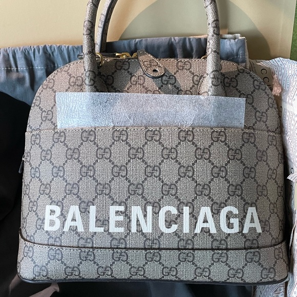 Gucci X Balenciaga The Hacker Project Small Ville Bag NEW Limited Edition - Picture 3 of 14